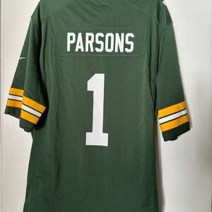 NFL Green and Yellow Parsons #1 Men's Jersey